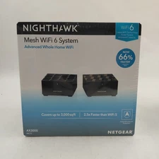 NETGEAR Whole Home Nighthawk Mesh Wifi 6 System Router AX3000 MK72