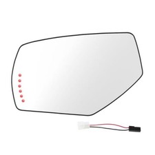 Driver Side Heated Mirror Glass with Turn Signal Light for GMC Sierra 1500