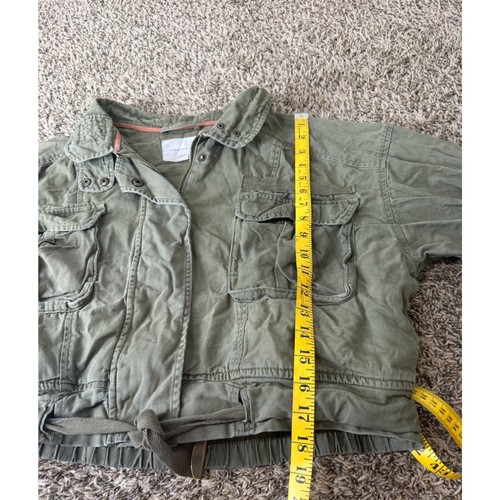 Aeropostale Green Utility Bomber Jacket Womens Sz XL Gorpcore Grunge Military - Picture 8 of 8