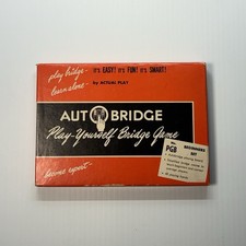 VINTAGE AUTO BRIDGE  PLAY YOURSELF BRIDGE GAME: 1957 