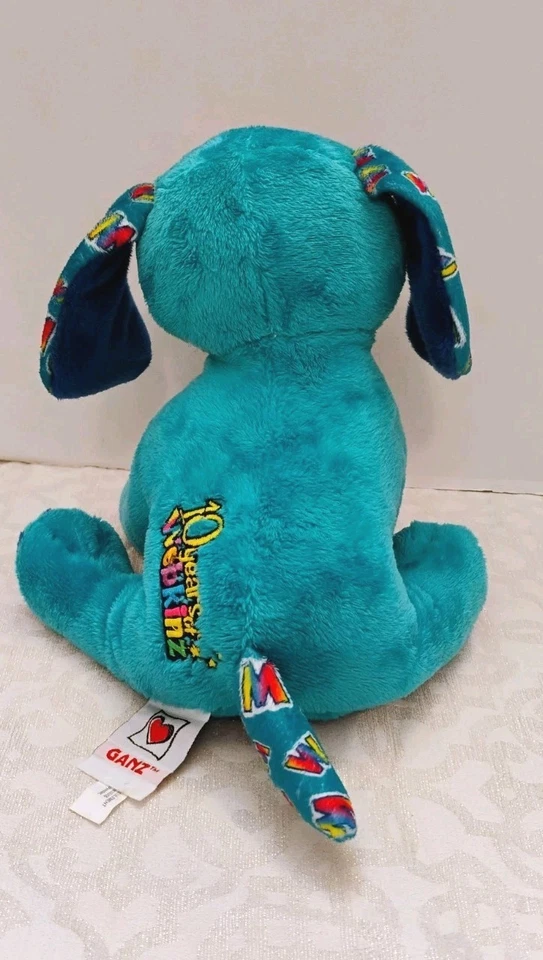 RARE 10 Years Of Webkinz Magic W Pup Puppy Dog Plush Stuffed Animal NO CODE - Image 3 of 4