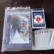 KNOCKOUT DECK WITH TEACHING DVD BY BEN SALINAS MAGIC CARD TRICK GAFF