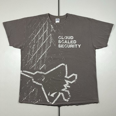 Barracuda Networks Cloud Scaled Security Graphic Tech T Shirt Size XL Software