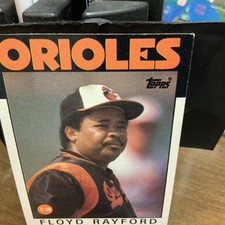 1986 Topps Baltimore Orioles Baseball Card #623 Floyd Rayford