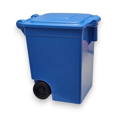 Playmobil Zubehör Mülltonne Blau Abfalltonne Container Stadtleben Recycling