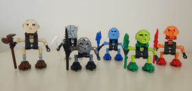 LEGO Bionicle Lot Turaga 2001 All 6 Village Elders of Mata Nui &nbsp;(8540 8545)