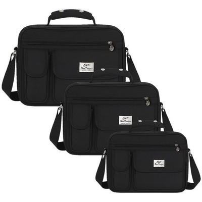 Herren Umhängetasche Arbeitstasche Herrentasche Schultertasche Messenger Schwarz