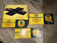 Vintage 1960  s Aurora Model Motoring Slot Car Track Pieces Original Boxes