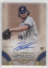 2021 Topps Tier One Break Out 25/275 Ian Anderson #BOA-IA Auto 1b8