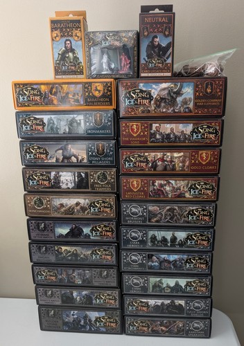 A Song of Ice and Fire/ASOIAF Miniatures Game Units Attachments Heroes