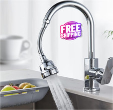 Llave De Agua Para Cocina Con Giratorio 360  Grifos Fregadero Lavamanos Ba o NEW