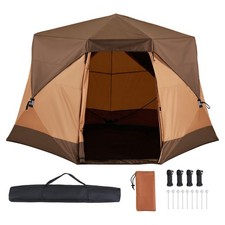 Uimoso Instant Tent 6-Person Family Camping Tent Pop Up Cabin Tent 60-Sec Setup