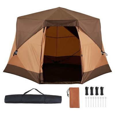 Uimoso Instant Tent 6-Person Family Camping Tent Pop Up Cabin Tent 60-Sec Setup