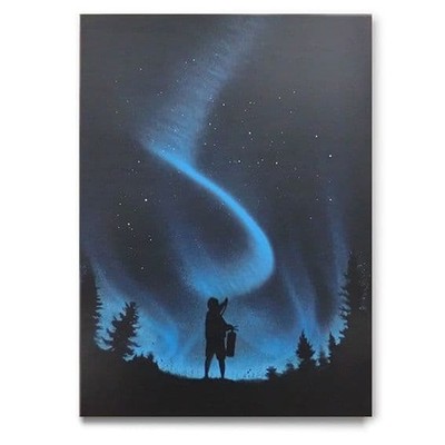 John Doe Aurora Borealis Signed Print Limited 35 Northern Lights Art