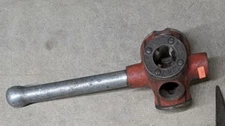 PIPE THREADER RIDGID 31-A 3 WAY 1/2” 3/4”  1” NPT THREAD DIE HEADS & (1) HANDLE