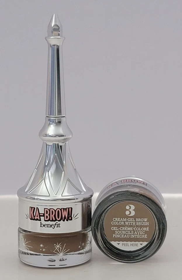 Paquete de 2 Benefit Ka Brow! Color de cejas en gel crema con pincel #3 mediano 0,1 oz / 3 g u/b Foto 2 de 4