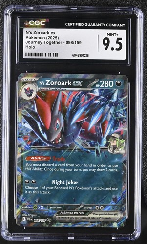 N's Zoroark ex graded CGC 9.5 for sale on eBay