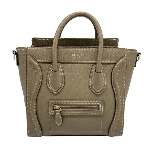 CELINE Luggage Nano Shopper 168243DRU.09SO Pickpocket (gray-beige) Handbag