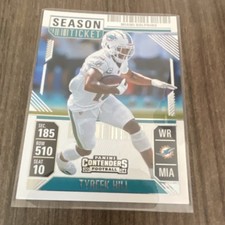 Panini 2024 Contenders Tyreek Hill Miami Dolphins Football Trading Card #62