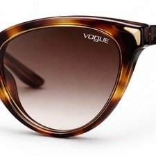 Vogue Cat Eye Tortoise Shell Sunglasses Brown Gradient Lens VO5270-S