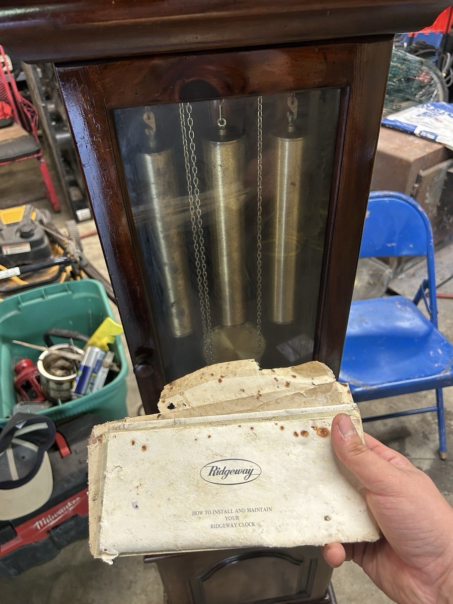 Ridgeway tempus fugit Grandfather Clock Model QE 138 | eBay