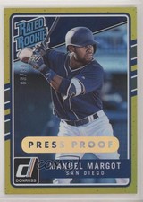 2017 Panini Donruss Rated Rookies Gold Press Proof 83/99 Manny Margot Manuel 7ka