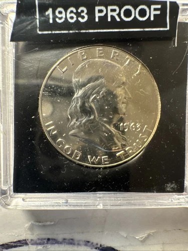 1963 Proof Silver Franklin Half Dollar
