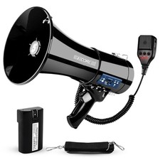 5 Core Megaphone 50w Bluetooth Rechargeable Portable Bullhorn 1100 Yards W Siren