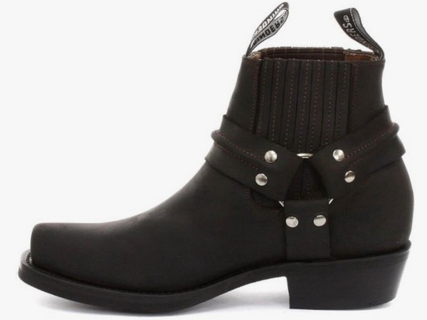 Grinders Renegade Unisex Biker Boots Black Size 43