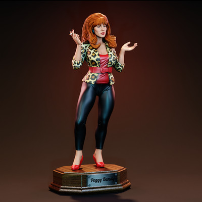 Peggy Bundy Sculpture(300mm)Unassembled/Unpainted/3D Printed