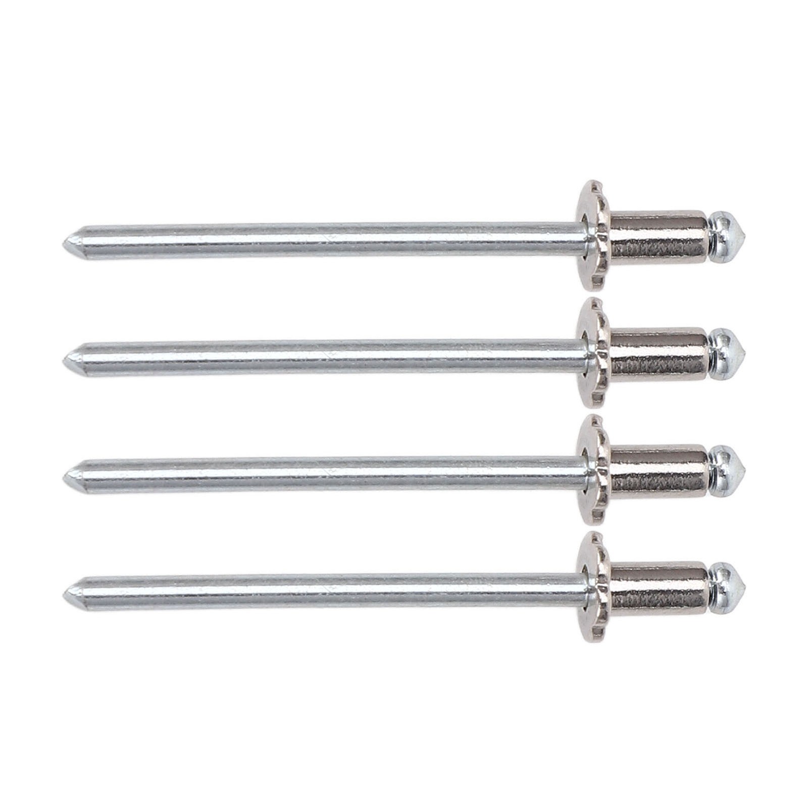 4PCS Rosette Rivets Rustproof For AMC VIN DOOR TAG Silver