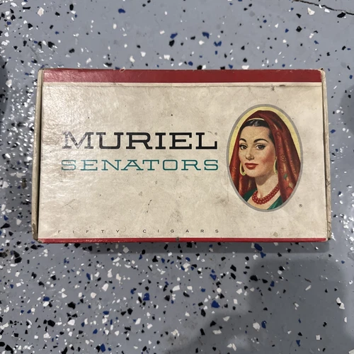 Muriel Senators Cigar Box Vintage Decent Condition