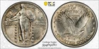 1920 STANDING LIBERTY QUARTER PCGS AU 58 PRETTY BANGED UP WHILE EXHIBITING GOOD