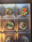 56 colorized Kennedy half dollars illustrating ww2 battles in album w/ history — photo 6