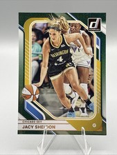 2026 Panini Donruss WNBA Green Shimmer Jacy Sheldon #65 Sky