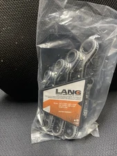 Lang Tools, Part #11306, SAE 5 pc. Offset Ratcheting Box Wrench Set