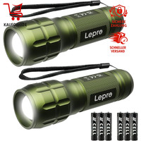 LED Taschenlampe Klein Extrem Hell Zoombar Wasserdicht FüR Camping Outdoor