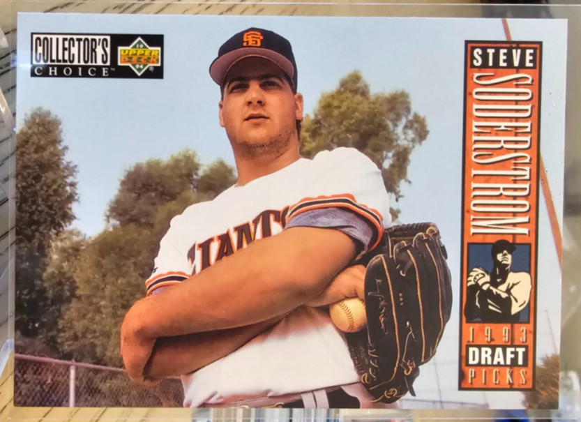 1994 Upper Deck Collector's Choice Steve Soderstrom #24 Giants
