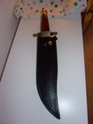 Chipaway Handmade Sam Houston Bowie 15" Fixed Blade Hunting Knife w/Sheath — photo 2