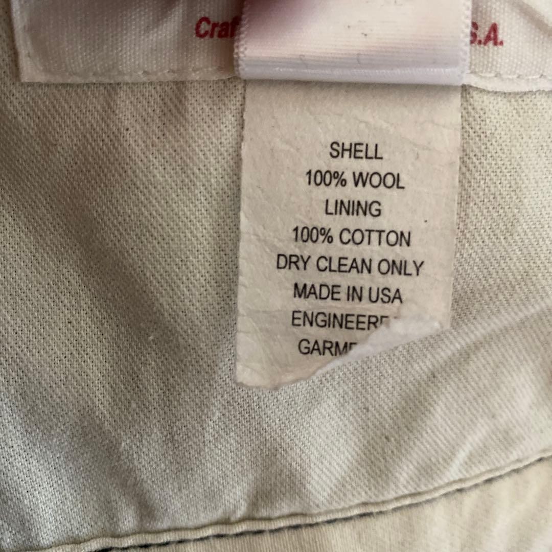 Engineered Garments Navy Wool Coverall S Made in … - image 7