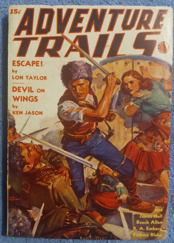 Adventure Trails  October 1938  High Grade 2nd Issue!!
