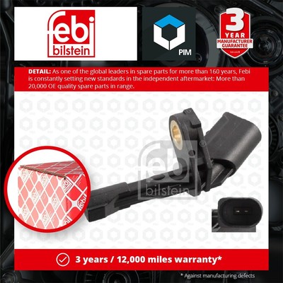 ABS Sensor fits SEAT LEON 1P1 Rear Left 05 to 12 Wheel Speed WHT003859 1K0927807