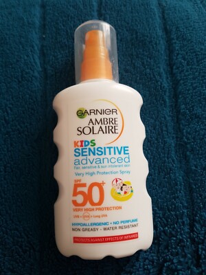 Nivea Sun Kids Sensitive AdvancedProtect & Care Sonnenspray V High LSF 50+ 200ml 