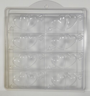 MILKY WAY SOAP MOLDS - HEARTS 2×4 GRID - MANY OTHERS AVAILABLE IN MY STORE! 