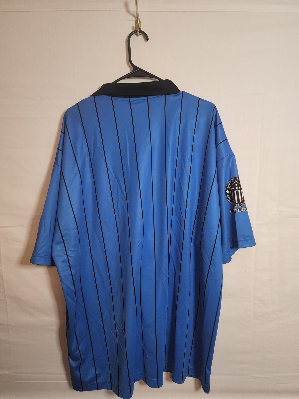 Official Sports USSF Mens XXL Short Sleeve Shirt Blue and Black