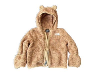 THE NORTH FACE INFANT CAMPFIRE BEAR FULL ZIP UP Jacket Toddler Size 12-18 months