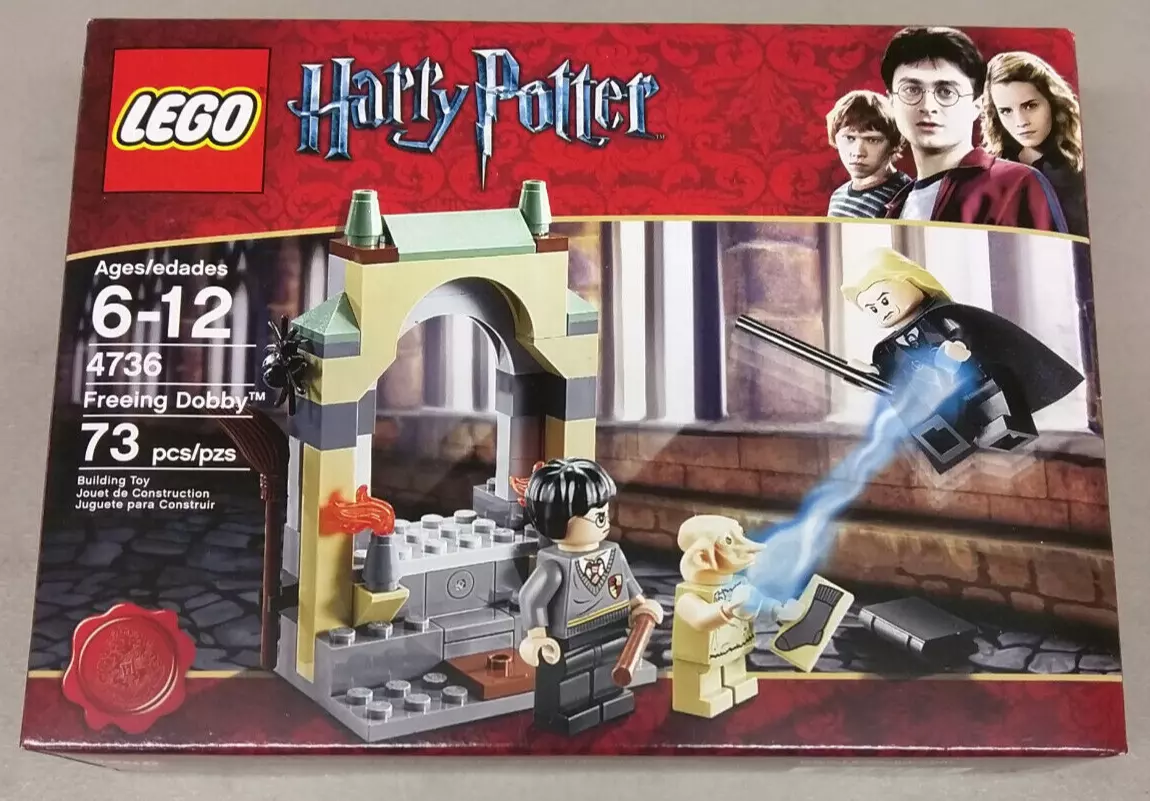 LEGO Harry Potter 4736 Freeing Dobby NEW Elf Lucius Malfoy Tom