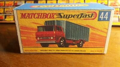      Matchbox Nr. 44 Refrigerator Truck Box Matt 280g Druck &Verarbeitung gut  