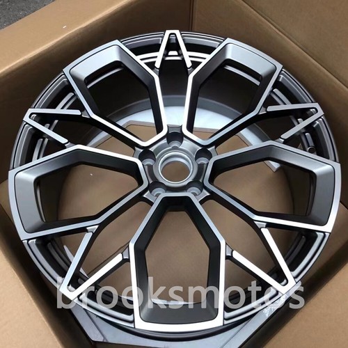 23" NEW GRAY STYLE WHEELS RIMS FITS 2016+ AUDI Q7 Q8 RS Q7 RS Q8 23X10