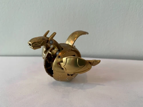 Bakugan Battle Brawlers Pyro Dragonoid PROTOTYPE VUM GOLD UNRELEASED TEST SHOT!